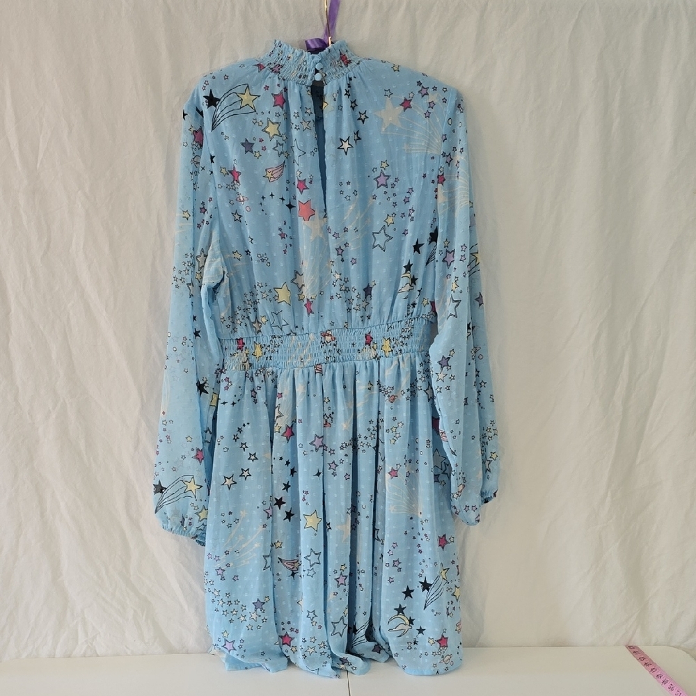 Torrid Light Blue Ruffled Dress - Picture 3 of 11